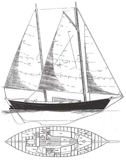 COASTER - Sailing Yacht - Boat Plans - Boat Designs