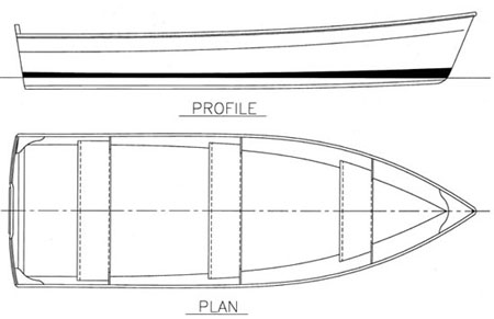 Power Skiff 14 - Power Utility/Fishing - Boat Plans - Boat ...