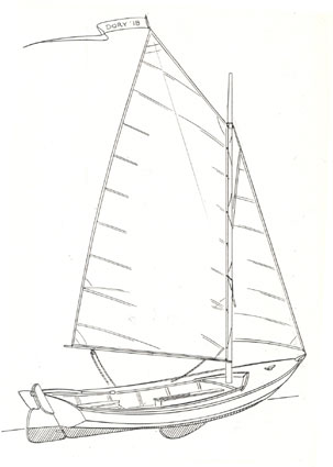 Sailing Dory 18 - Daysailer - Boat Plans - Boat Design